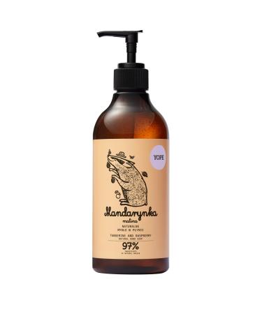 Yope YOPE Hand Soap | Mandarin and Raspberry | Vegetable Glycerin | Moisturizing | Degreasing | 98% Natural Ingredients | Vegan Formula | Mandarin and Raspberry | 500ml