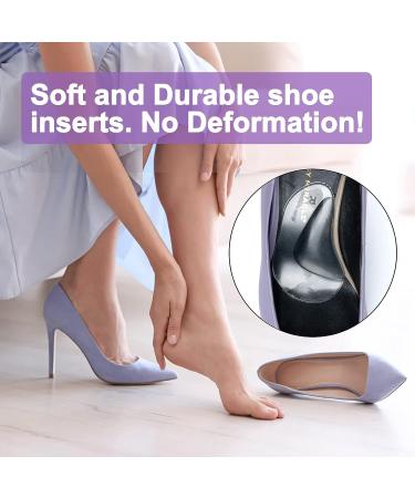 Gel Arch Support Pads (6 Pairs) - Plantar Fasciitis Shoe Insoles for Men and Women | Adhesive High Arch Pad Flat Feet Inserts for Pain Relief - Buy Online on GoSupps.com