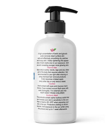 20% Gly-Lactic Exfoliating Cream - 10% Glycolic & 10% Lactic Acid for Face and Body (8 oz) - Buy Online on GoSupps.com