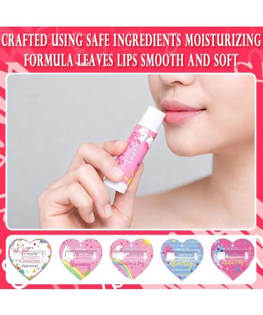 Loopeer 25 Pcs Valentines Lip Balms Bulk Galentines Day Party Favors Valentines Basket Stuffers Moisturizing Lip Balm Favors for Women Coworker Friends Teacher Classroom Exchange Prize(Heart Style) - Buy Online on GoSupps.com