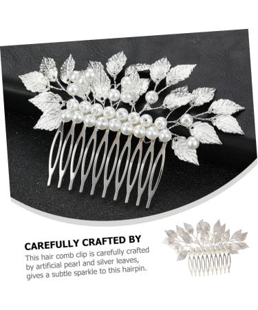 Ipetboom Hair Accessories Gold Hair Pin Wedding Hair Comb Pearl Headpiece Bridal Hair Comb Clip Girls Hair Clips Chic Hair Comb Pin Wedding Hairpin Comb Vintage Zinc Alloy Bride - Buy Online on GoSupps.com