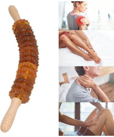 Shop Sungooyue 15-Roll Trigger Point Massage Device - Hand-Held Muscle & Lymph Drainage Massager for Arms Legs Thighs & More - Yellow - Buy Online on GoSupps.com