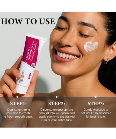 2Pcs Arbutin 7% + Tranexamic Acid 4% Cream 70 000ppm Arbutin & 40 000ppm TXA Moisturizing Hydrating Even Skin Tone Reduces Dark Spots & Pigmentation - Buy Online on GoSupps.com