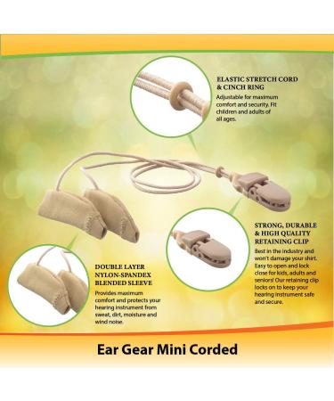 Buy Ear Gear Mini Corded Covers - Set of 2 Black - Fits 1-1.25 | International Shipping - Buy Online on GoSupps.com