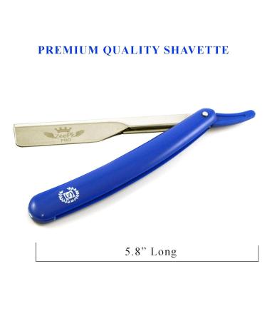 Zeepk Barber Salon Quality Straight Edge Razor for Men | Includes 10 Shaving Blades | Premium Beard Shaving Tool - Buy Online on GoSupps.com