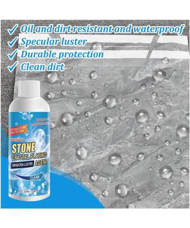 Stone Crystal Plating Agent Stone Crystal Plating Brightey Luster Agent Stone Stain Remover Cleaner Marble Cleaner and Polish Universal Stone Cleaner (3PCS) - Buy Online on GoSupps.com