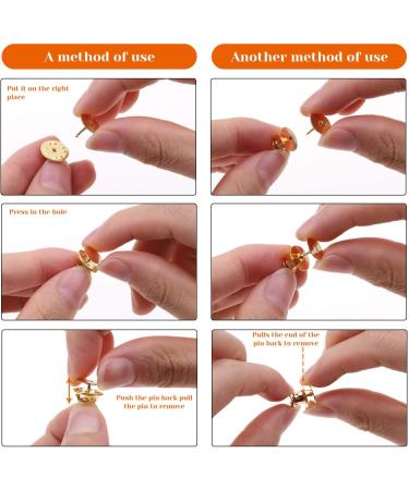 Selizo 84pcs Locking Pin Backs for Disney, Lapel, Enamel, Brooch, and Hat Pins - Assorted Styles - Buy Online on GoSupps.com