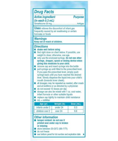 Mylicon Infant Gas Relief Drops Original Formula - 1 oz (2 Pack) | Fast Gas Relief for Babies - Buy Online on GoSupps.com