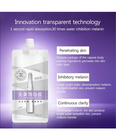 Cold White Skin All Over Japanese Skin Whitening Body Lotion Cold White Full Body Whitening Cream Whitening Moisturizing Brightening Body Lotion Whitening Body Milk For Refining Skin 200 ml (1PC) - Buy Online on GoSupps.com