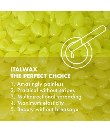 Italwax Brazilian Wax for Depilatory Pearls Women's Hot Waxing Depilators for Face and Body Intimate Parts and Mustache Made in Italy (Argan) - Buy Online on GoSupps.com