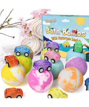 Bath Bombs for Kids with Surprise Toys Inside  12 Cars Bath Bombs Gift Set for Easter Egg Halloween Christmas with Pull-Back Car Inside  Bubble Kids Bath Fizzies Ball Birthday Gifts for Boys  Girls Green - Buy Online on GoSupps.com
