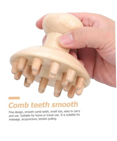 Healeved 3 Pcs Wooden Massage Comb Set | All Natural Beech Meridian Combs for Kids | International Shipping - Buy Online on GoSupps.com
