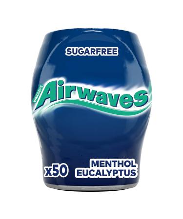 Airwaves Chewing Gum | Menthol & Eucalyptus | Sugar-Free Fresh Breath | 12 Packs of 50 Dragees - Buy Online on GoSupps.com