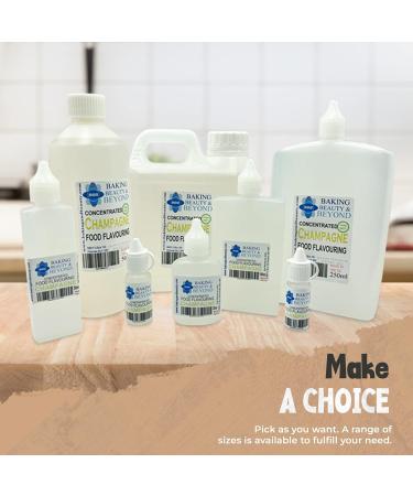 Baking Beauty and Beyond Concentrated Food Flavouring Oil - Dozen of Professional Quality Food Grade Flavouring Oil for Candy Making Baking Cooking Lip Balm and Lip Gloss - Champagne (10ml) - Buy Online on GoSupps.com