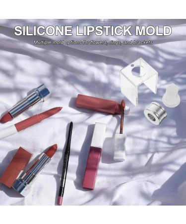 Mikikit Moule L vres Silicone avec Support pour DIY Maquillage Moule Cr me pour L vres Fait Maison Kit Pratique pour Fabrication Personnalis  - Buy Online on GoSupps.com