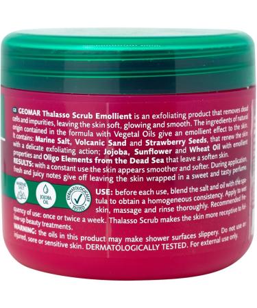  Geomar Geomar Thalasso Scrub Strawberry Emollient 6 x 600 g - Buy Online on GoSupps.com