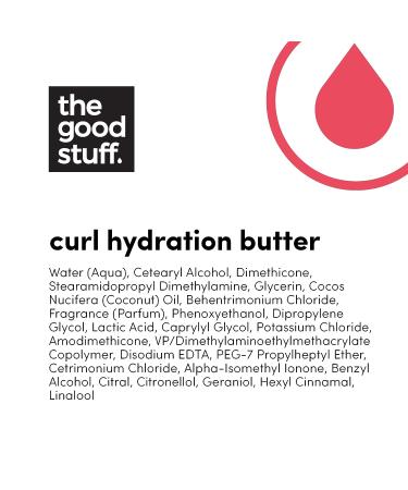 Lightweight Curl Hydration Butter with Coconut Oil | Leave In Conditioner for Frizz-Free Curls | Vegan & Cruelty-Free - Buy Online on GoSupps.com