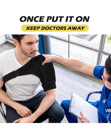 Wildjuly Shoulder Brace for Torn Rotator Cuff - Pain Relief & Recovery Support for Men and Women - Buy Online on GoSupps.com