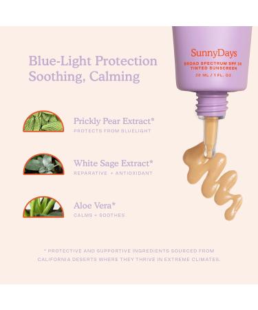 Tower 28 SunnyDays SPF 30 Tinted Sunscreen - 15 Melrose | 2-in-1 Foundation and Mineral Sunscreen | Broad Spectrum UVA/UVB Protection - Light-Medium Coverage - Natural Finish - 1 Fl Oz - Buy Online on GoSupps.com