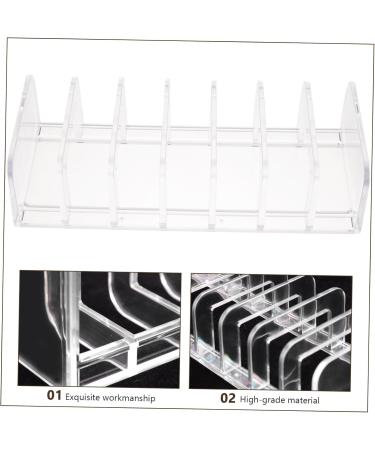 Beavorty 4pcs eye shadow storage box plastic pallets clear tray cosmetics vanity holder Storage rack lipstick 17.1x7.3cmx4pcs Transparentx4pcs - Buy Online on GoSupps.com
