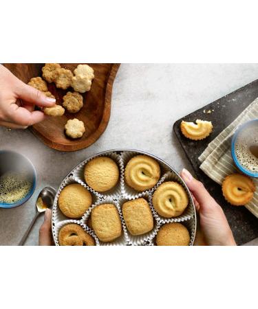Royal Dansk Classic Danish Butter Cookies All Natural 40 Biscuits per Tin Perfect for Sharing and as a Gift 6 x340g - Buy Online on GoSupps.com