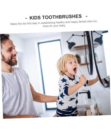 Minkissy 12 STK Toothbrush Set for Kids | Baby Tooth Cleaning Tool | Safe & Soft Bristles for Toddlers | Essential Tooth Care Handbook - Buy Online on GoSupps.com