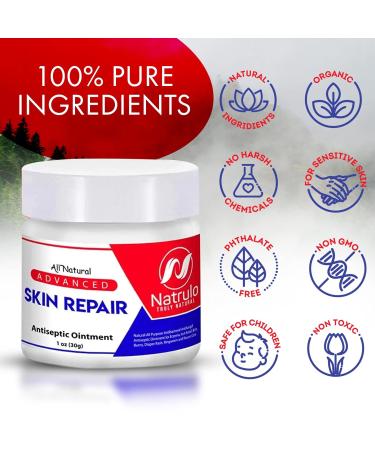 Natrulo Skin Repair Cream for Eczema, Itch Relief, Burns, and more | Natural All Purpose Ointment | Repair Rescue Skincare Salve - Buy Online on GoSupps.com