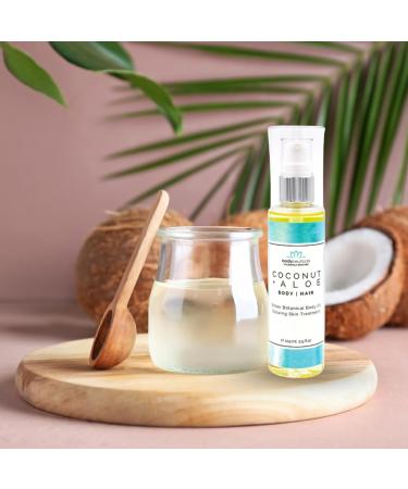 Bodyceuticals Coconut + Aloe Sheer Body Oil Spray Lightweight Moisturizer for Hair & Body Travel Size All Skin Types 3.5 Fl Oz - Buy Online on GoSupps.com