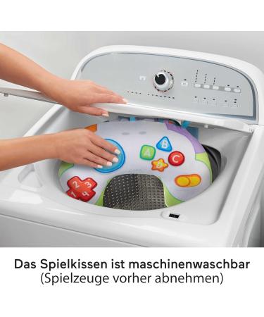 Fisher-Price HGB89 Babies Controller Spielkissen - Gaming Playmat with Hanging Toys for Newborns | Ideal for Prone Position & On-the-Go | Best Baby Toys - Buy Online on GoSupps.com