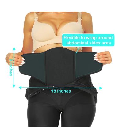 Medium Black Lipo Foam Abdominal Compression Belly Ab Board 360 Bbl Post Surgery Tummy Tuck Recovery - Liposuction Supplies - Buy Online on GoSupps.com