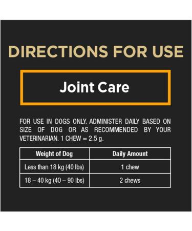 Purina Pro Plan Veterinary Supplements Dog Supplement Joint Care Small/Medium Canine Joint Support - 75 g Pouch (1 Pack) - Buy Online on GoSupps.com