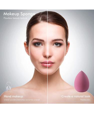 Spotential 8 PCS Makeup Sponge Set with Holder Case - Latex-Free Beauty Blender for Dry & Wet Use - Pink Makeup Puff Kit in Gift Box - Buy Online on GoSupps.com
