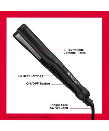 REVLON Perfect Heat 1 Ceramic Hair Straightening Flat Iron - Buy Internationally | Best Price & Fast Shipping - Buy Online on GoSupps.com
