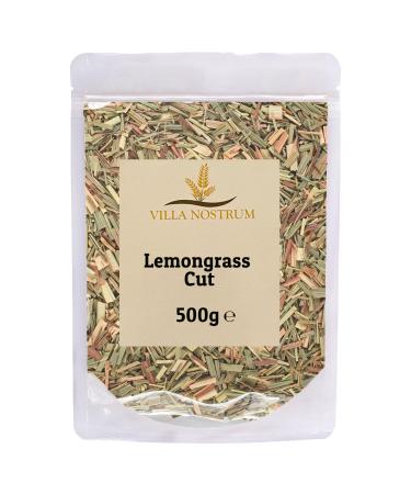 Dried Lemongrass Cut 500g by Villa Nostrum