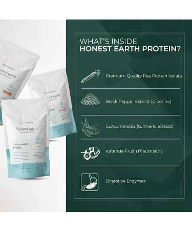 Honest Earth - Vanilla Coconut | Plant Based Vegan Protein Powder | 31g Protein | 100% Natural  Dairy Free  No Gums  No Sugar  No Artificial Flavoring  Canadian Grown Clean Pea Protein Powder Vanilla Coconut 1.1 Pound (Pac - Buy Online on GoSupps.com