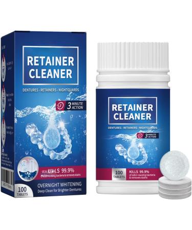 Denture Cleaning Tablets Whitening Dentures Fresh Breath Oral Care Cleaning Tablets - Buy Online on GoSupps.com