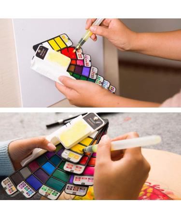 MEEDEN Watercolor Paint Set - 42 Assorted Colors with 4 Brushes | Portable Kit for Kids & Adults | Ideal for Outdoor Painting - Buy Online on GoSupps.com