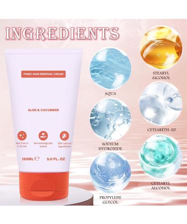 Dongcill Depilatory cream depilatory cream 150 ml body depilatory foam for men and women depilatory cream for armpits legs intimate zone - Buy Online on GoSupps.com