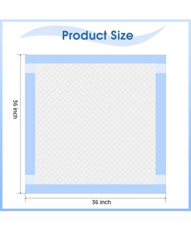 Bearals 36x36 Inch Disposable Bed Pads with Adhesive Strips - Pack of 30 | Ultra Soft Underpads for Incontinence - Buy Online on GoSupps.com