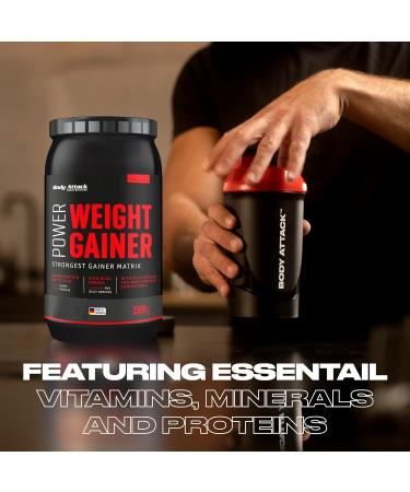 Body Attack Power Weight Gainer Vanilla - 1.5 kg | Premium Protein for Muscle Growth | International Shipping Available - Buy Online on GoSupps.com