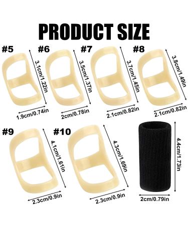 SAREAL 11Pcs Finger Splints & Sleeves Kit - Oval Trigger Finger Mallet Arthritis Support - Sizes 5 to 10 - International Shipping Available - Buy Online on GoSupps.com