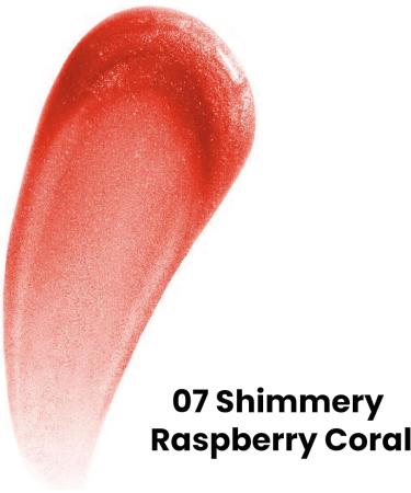 Beauty Forever Lift and Tint Plumping Lip Gloss with Fruity Flavours and Vitamin E Lip Plumper Lip Gloss 6ml (07 Shimmery Raspberry Coral) - Buy Online on GoSupps.com