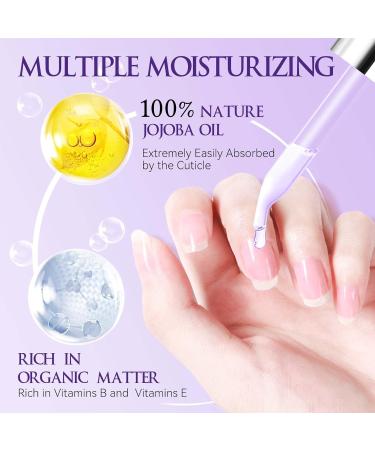 CHUCHU Cuticle Oil 15ML - Jojoba Oil with Vitamin B & E for Nail Strengthening and Moisturizing - Lavender Scented - Buy Online on GoSupps.com