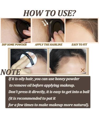 Instant Hairline Powder - Dark Brown Root Touch Up, Sweatproof & Windproof - Long Lasting Root Cover Up Concealer with Mirror and Puff - Portable Natural Solution - Buy Online on GoSupps.com