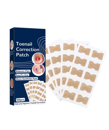 Toenail Patch 50 Pieces Ingrown Toenails Correction Patch Toenail Correction Patch Corrector Pedicure Tools Correction Sticker Toe Nail