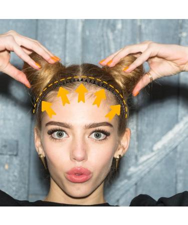 Wire Hair Combs - Stretchy U Pin Hair Side Combs | Hair Updo Styling Tool Decorative Bangs Holder for Women and Girls Hairstyles Hair Combs for Women Accessories - Buy Online on GoSupps.com
