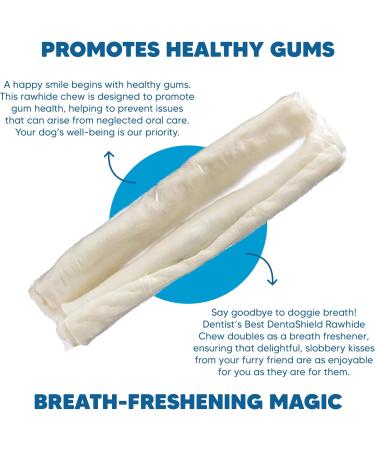 Hartz Dentist s Best DentaShield 8 Rawhide Chew 12 Units - 80% Less Tartar - Healthy Gums - Fresh Breath - Beef Flavor - Dental Care for Dog Pack of 12 Retriever Rolls for Large Dogs (6x2 Rolls) - Buy Online on GoSupps.com