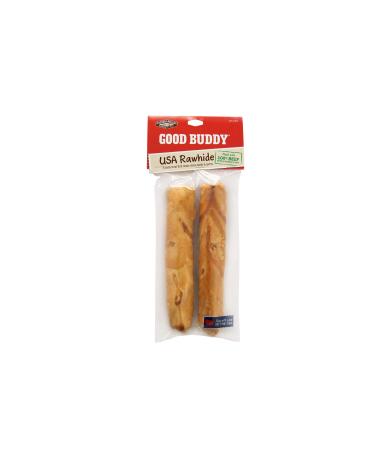 Good Buddy Dog Treat - Rawhide Sticks With Natural Chicken Flavor - 8 oz. Bag Rawhide Sticks Natural Chicken Flavor 7 Inch (Pack of 2)