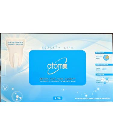 Atomy Oral Care Set - Toothbrush & Travel Size Toothpaste Case | International Shipping - Buy Online on GoSupps.com