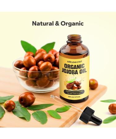 Organic Jojoba Oil | Natural Hair Growth & Moisturizing Oil | Cold Pressed Carrier Oil for Skin Hair & Nails - Buy Online on GoSupps.com